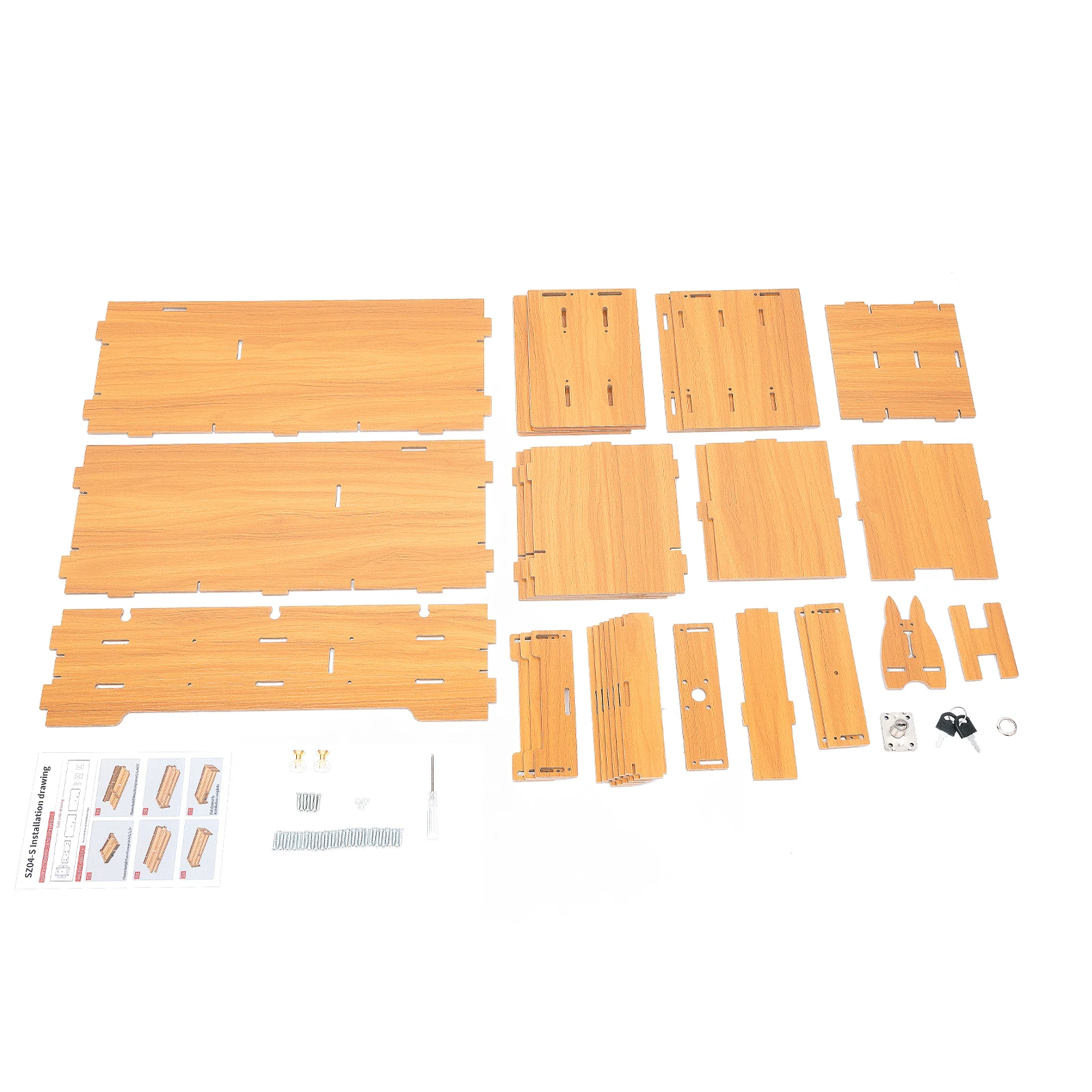 3 Drawers Computer Storage Desktop Rack - Image 5
