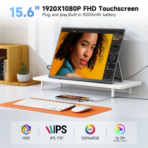15.6" Touch Screen Portable Monitor - Thumbnail Image 2