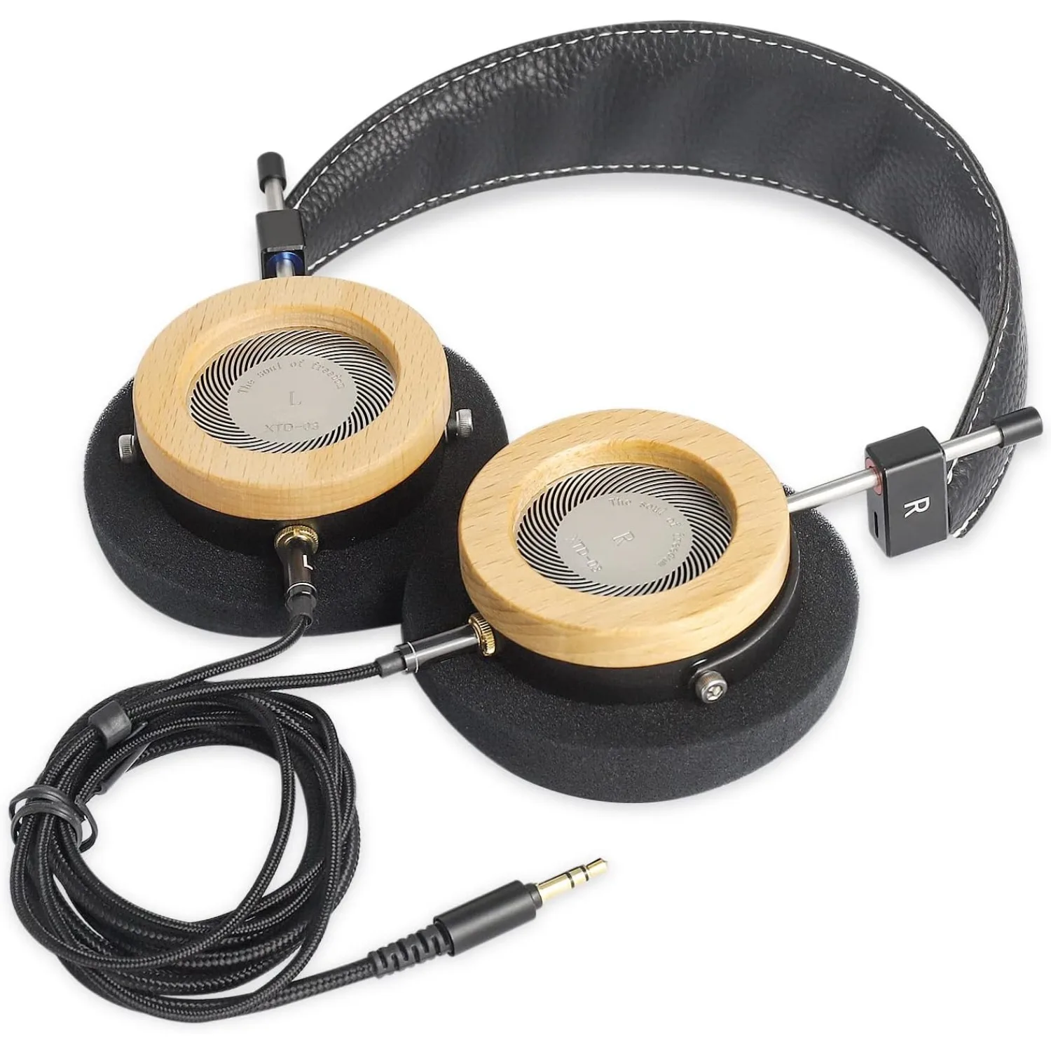 WTD-3 Open Back HiFi Headphones Maple Wooden - Image 6