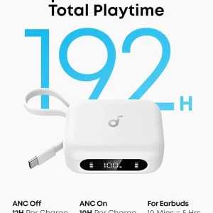 Adaptive Active Noise Cancellation Earbuds - Thumbnail Image 4
