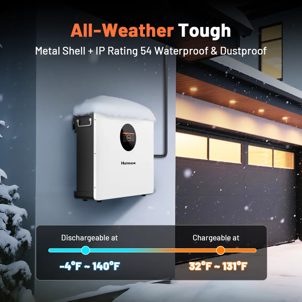 48V 100Ah LiFePO4 Battery WALL-Mounted Bluetooth - Image 2