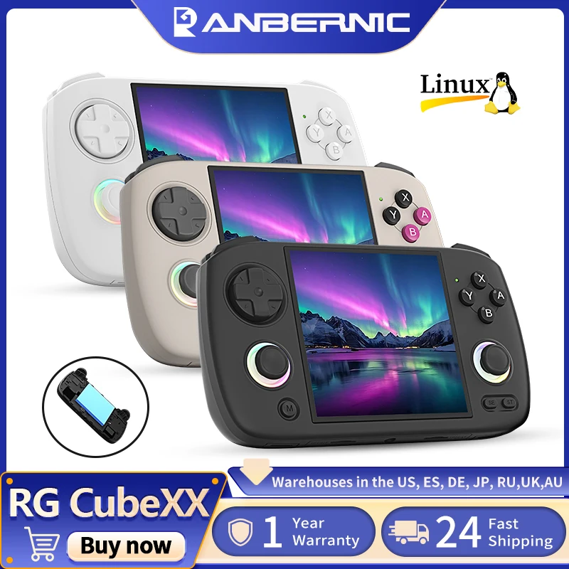 Retro Handheld Game Console 3.95" IPS Linux - Image 2