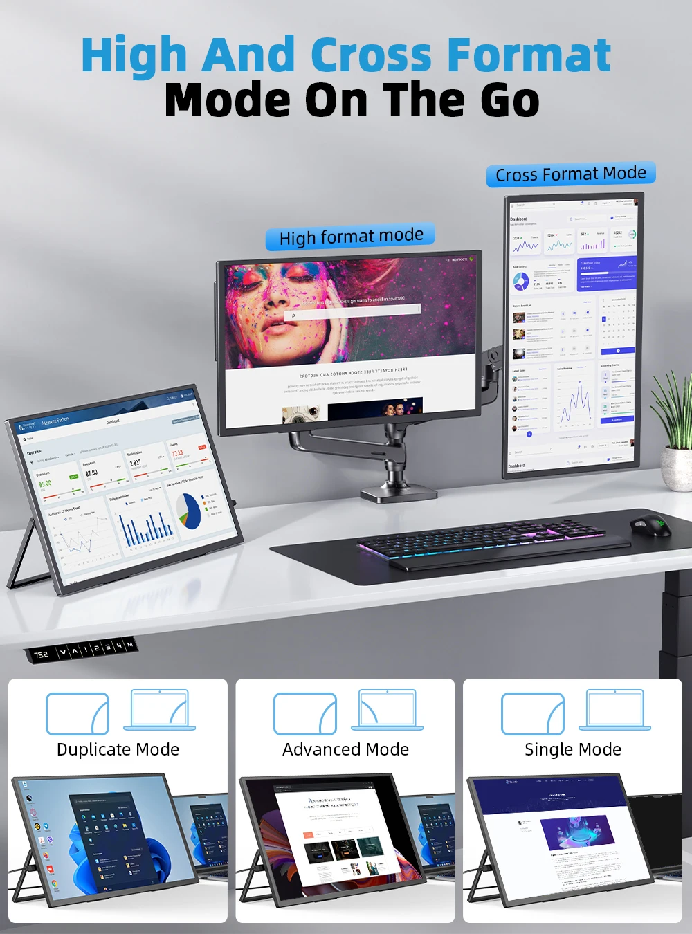 18.4 inch 4K Portable Monitor 3840*2160 QLED - Image 4