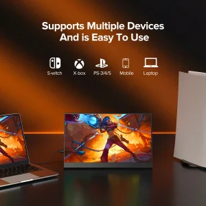 15.6'' 60Hz Portable Monitor 16:9 IPS Screen - Thumbnail Image 5