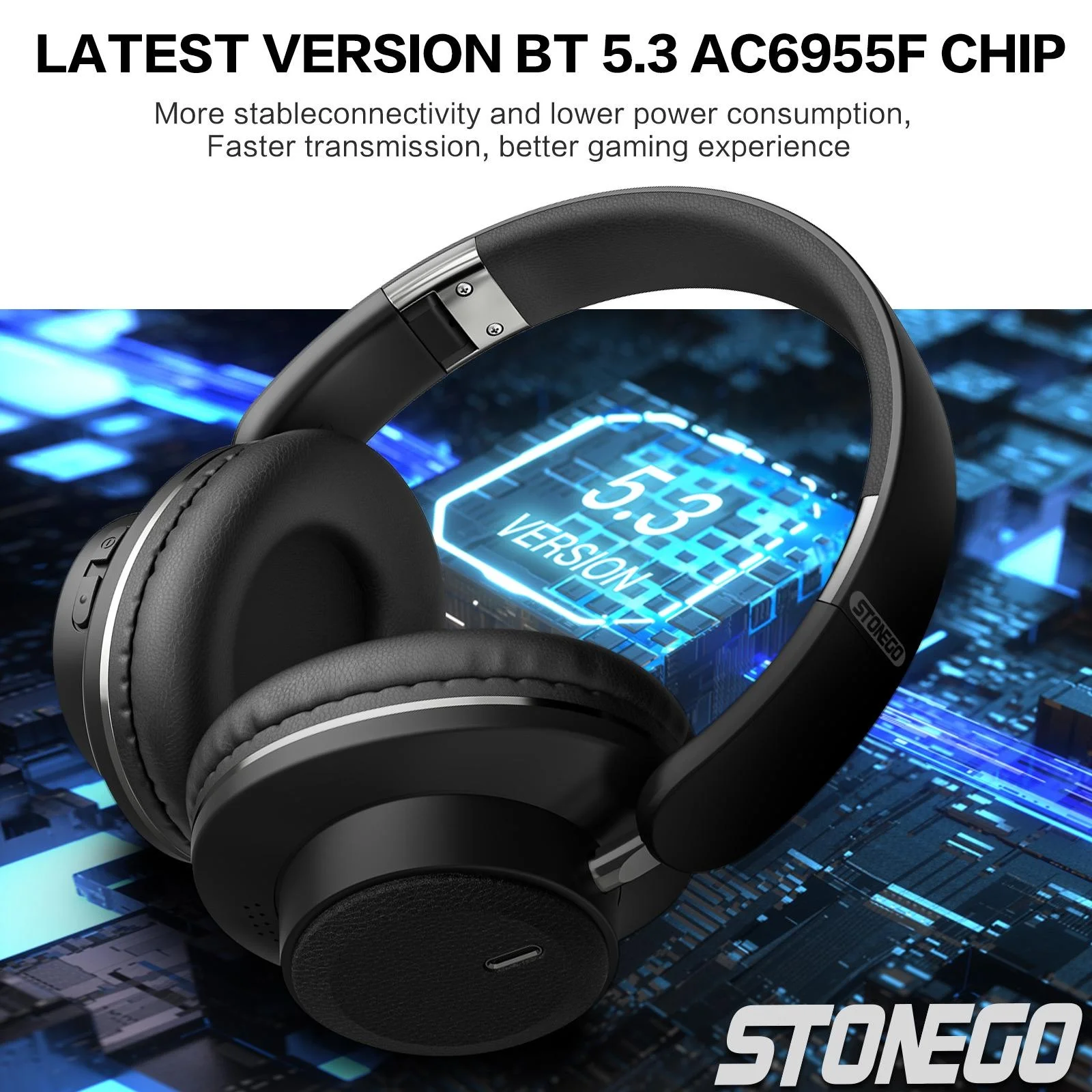 Bluetooth Headphones Wireless Headset - Image 4