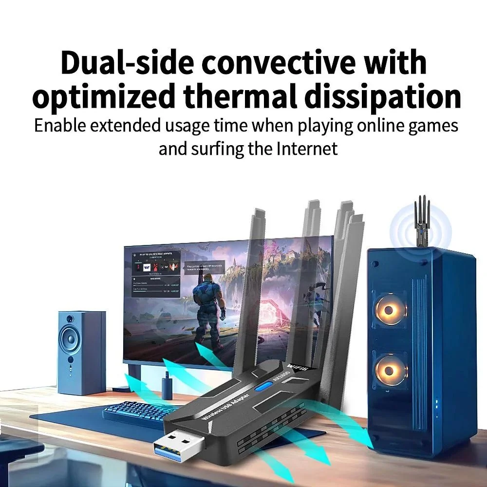 Wireless Network Adapter 1800Mbps Dual Band - Image 3