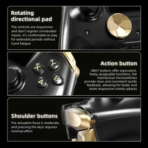 Retro Games Controller 2.5D IPS Hall Rocker Bluetooth - Thumbnail Image 6