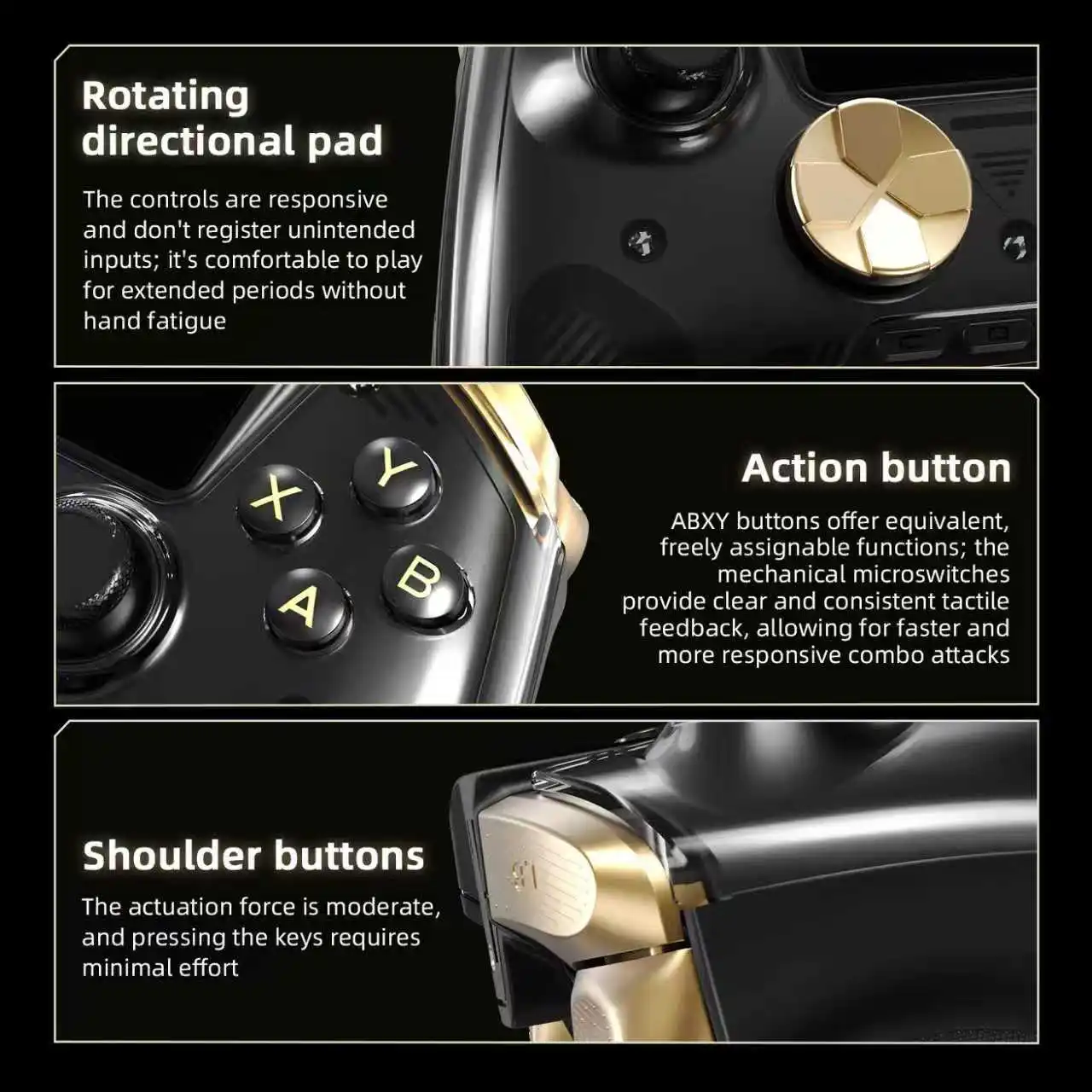 Retro Games Controller 2.5D IPS Hall Rocker Bluetooth - Image 6
