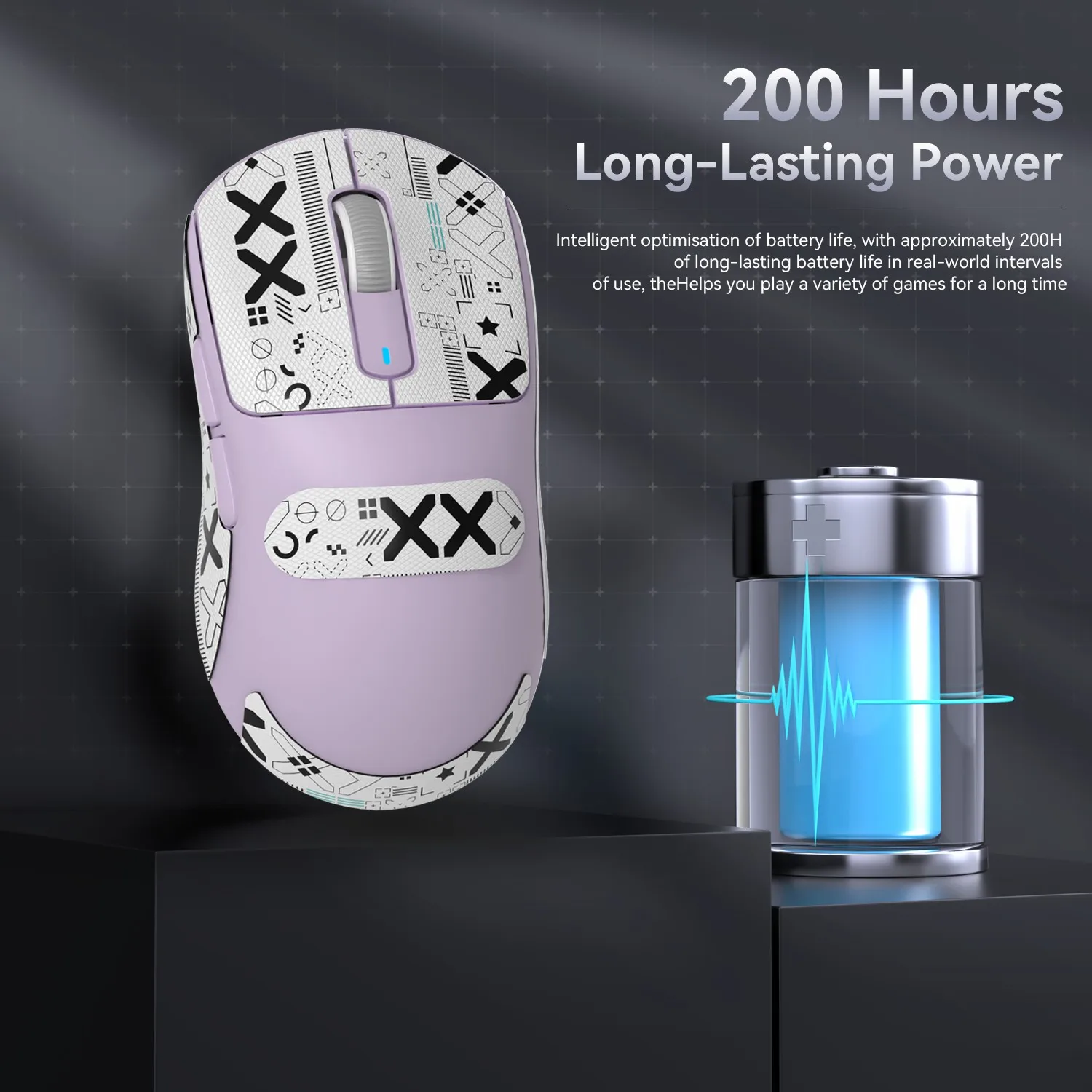 Tri-Mode(Wired/2.4GHz/Bluetooth) Gaming Mouse - Image 6