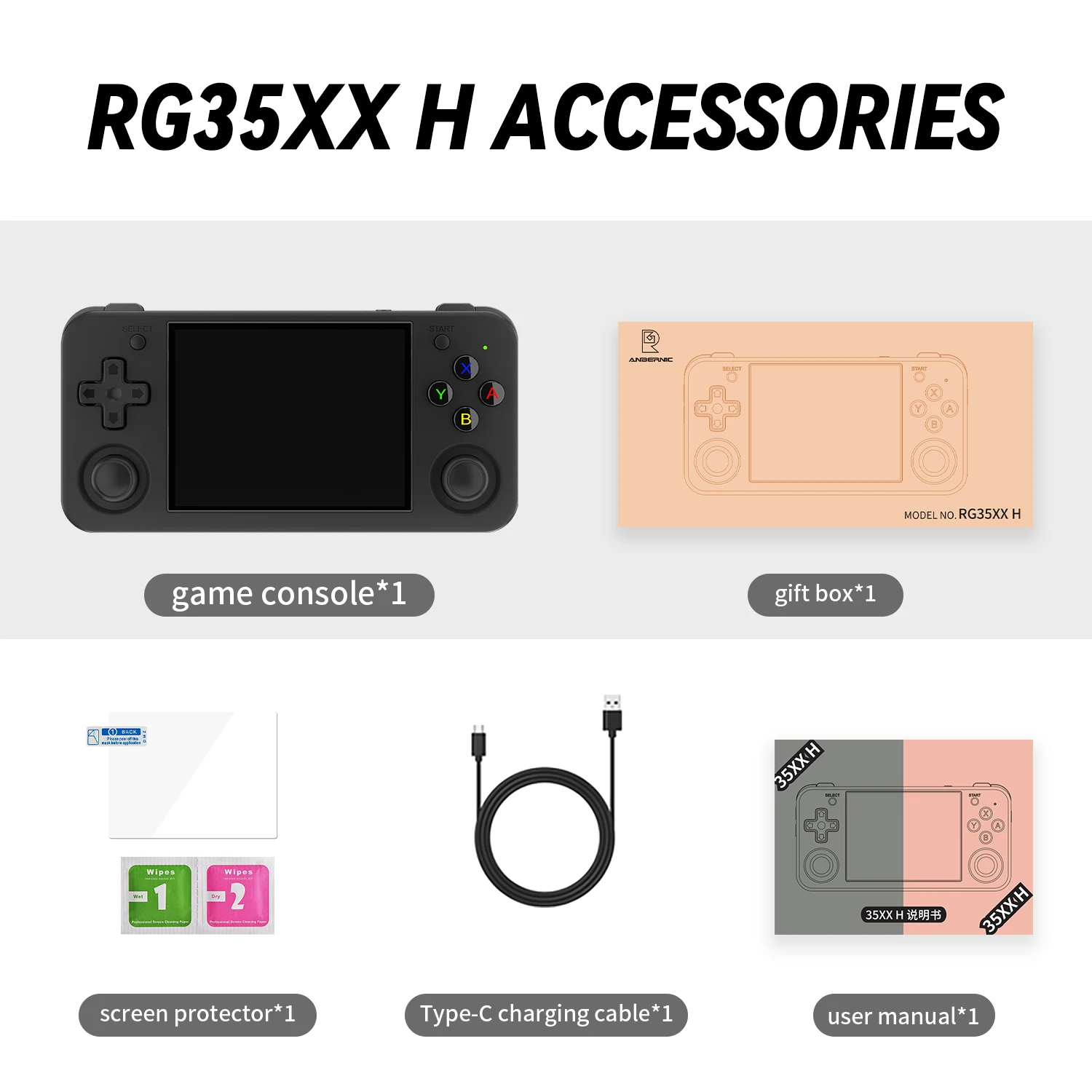 Handheld Game Console 3.5''IPS Screen HDMI Output - Image 7
