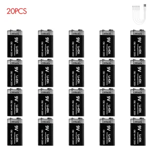 USB 9V Rechargeable Battery 1100mAh Type-C - Thumbnail Image 9
