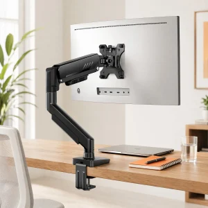 Single Monitor Arm 13-34"Adjustable Gas Spring Arm, - Thumbnail Image 1