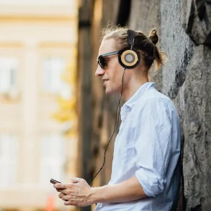 WTD-3 Open Back HiFi Headphones Maple Wooden - Thumbnail Image 2