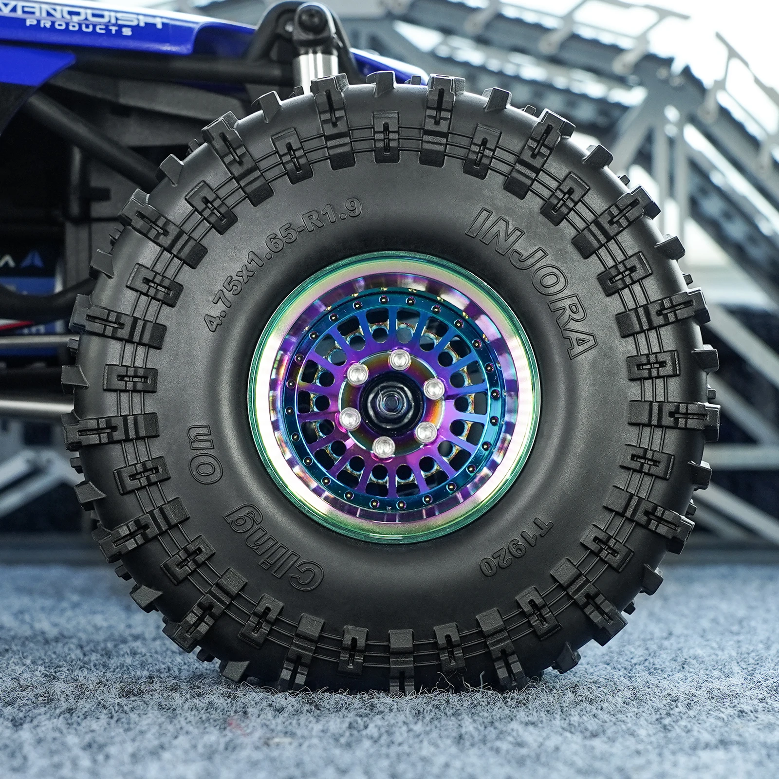 INJORA S5 1.9" Cling On Tires 120*42mm - Image 5