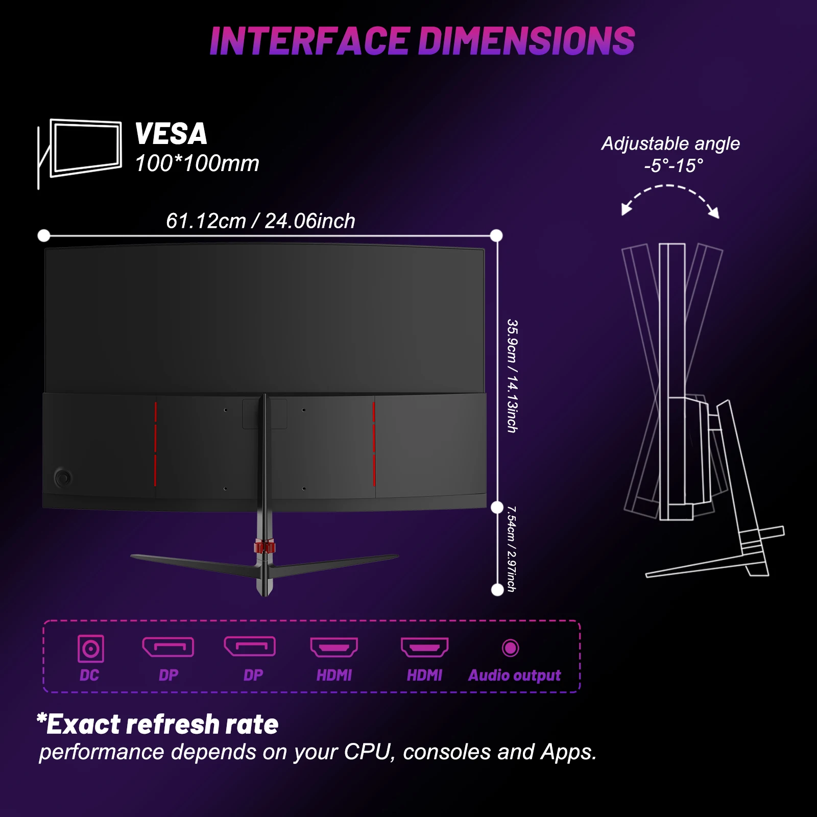 27 inch Curved Gaming Monitor - Image 2